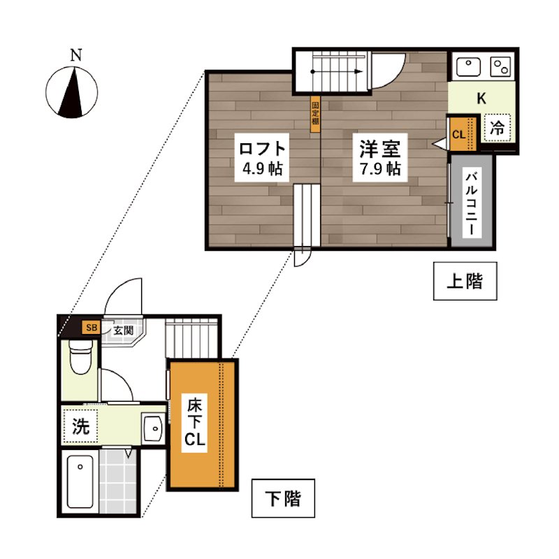 ADC八王寺エステラブル 間取り