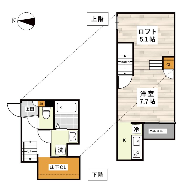 ADC坪井  間取り