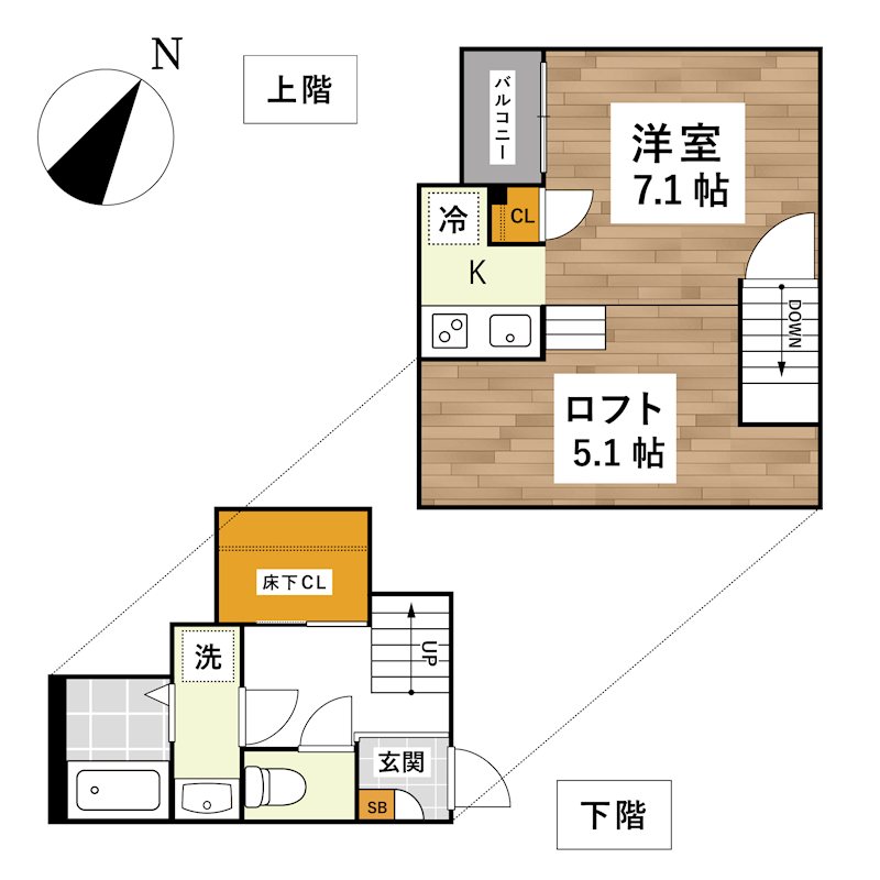 ADC武蔵塚クオリア 間取り