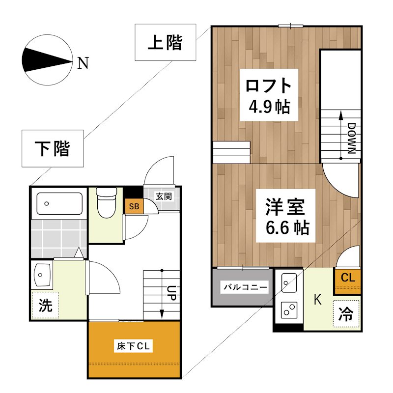 ADC京町Mare 間取り