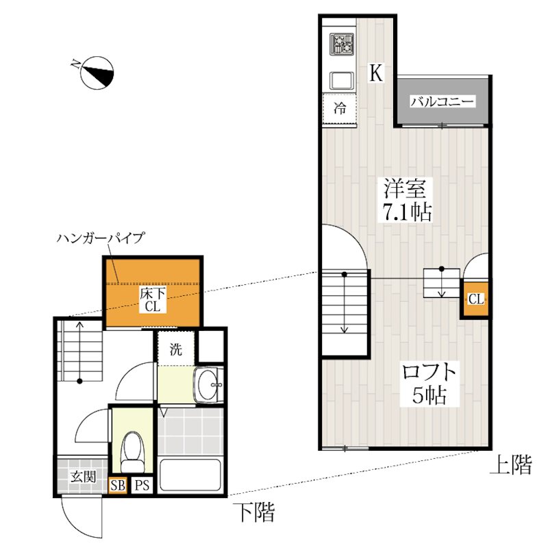 ADC熊本プリマ 間取り