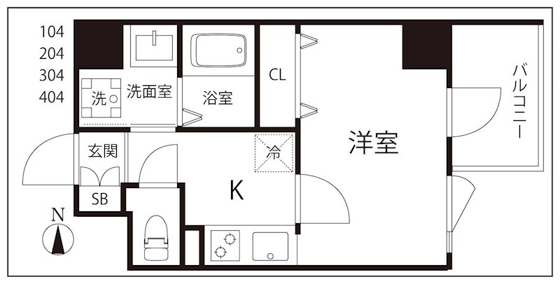 Trimestoriel 間取り