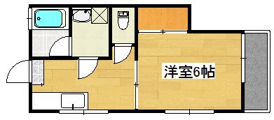 宝ハイツ　Ｂ棟 間取り