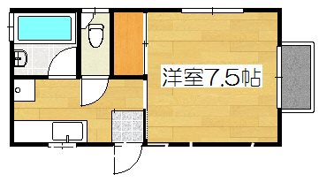 コーポ清水 間取り