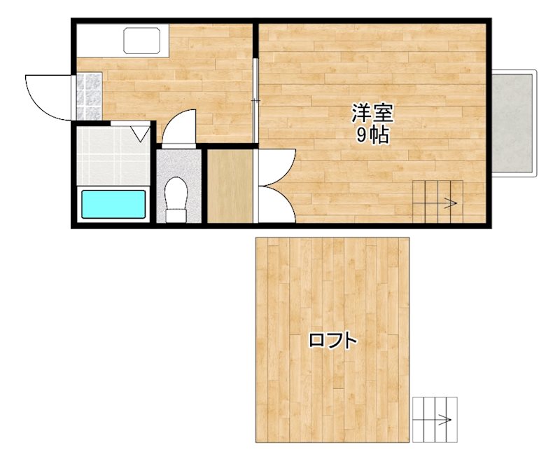 サニーコート　Ｂ棟 間取り