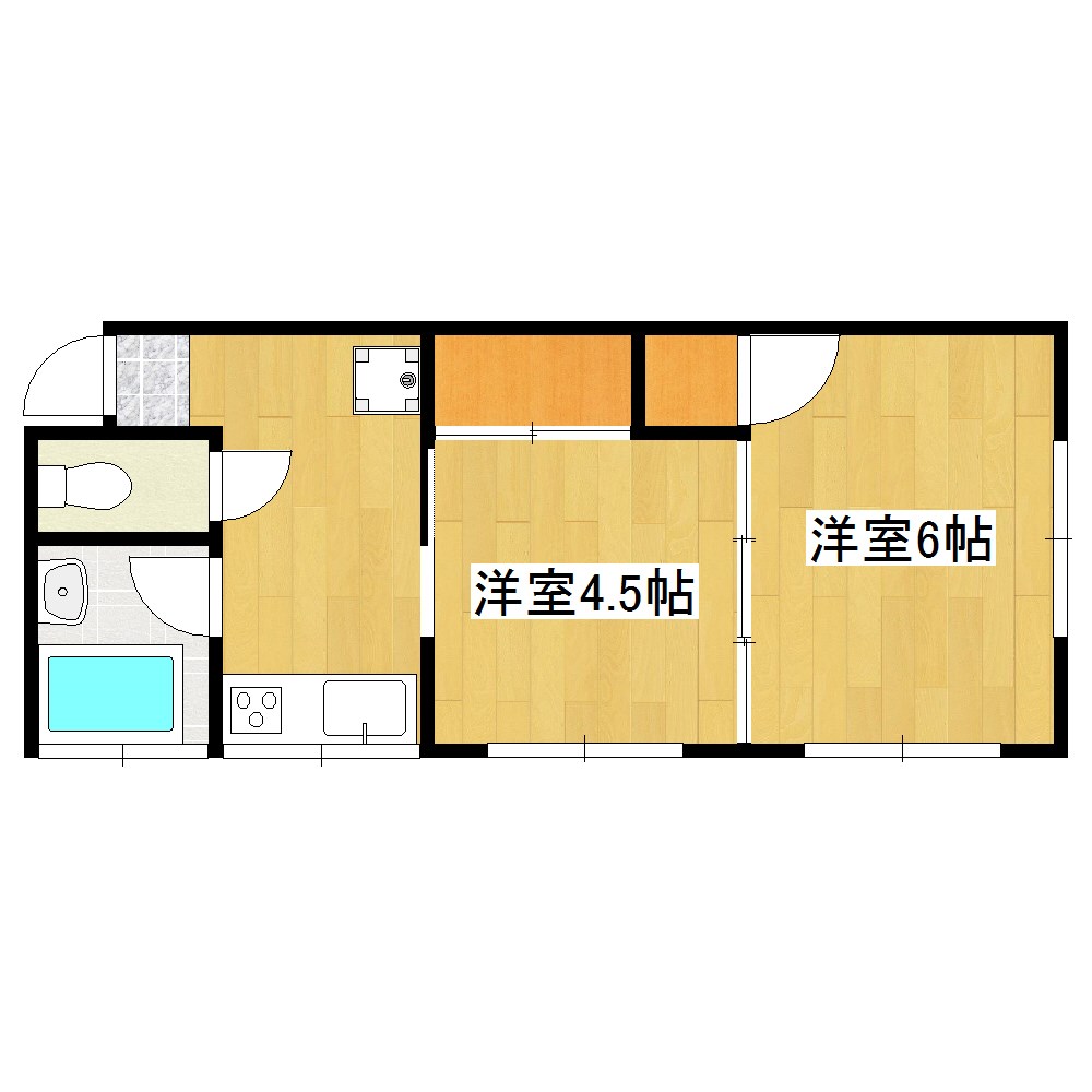 コーポ日建 間取り