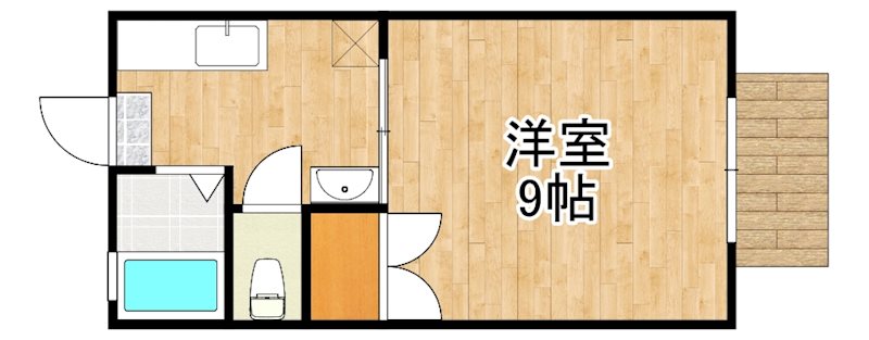 サニーコート　Ｂ棟 間取り