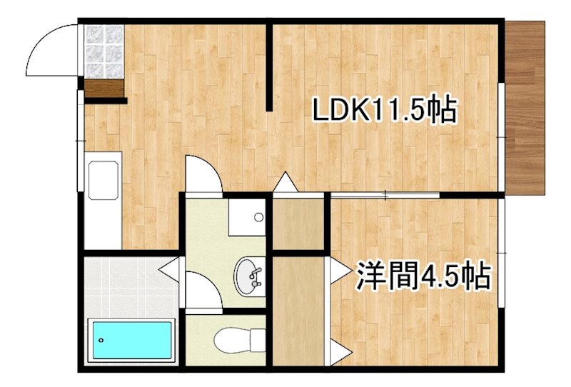 エクセルコーポ88 間取り