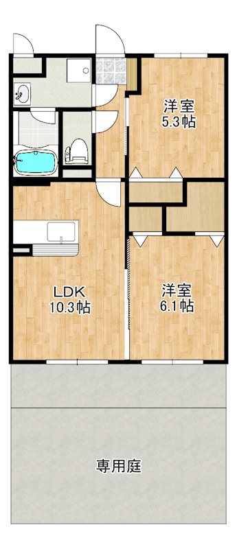クレスト見次  間取り
