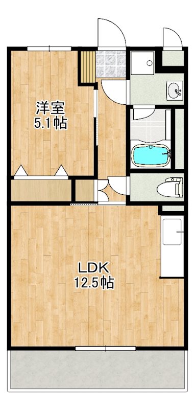 クレスト見次  間取り