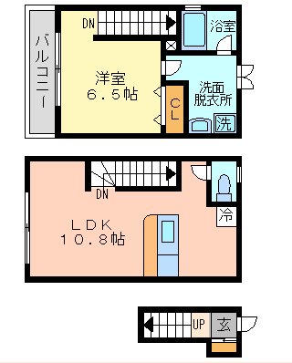 メゾンド豪徳寺 202号室 間取り