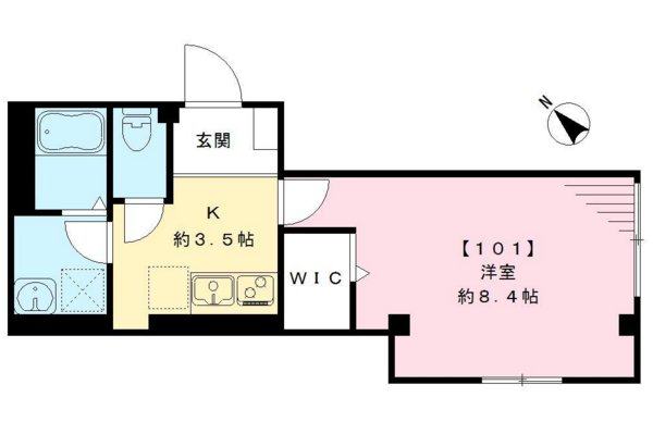Plumeria Garden　プルメリアガーデン 101号室 間取り