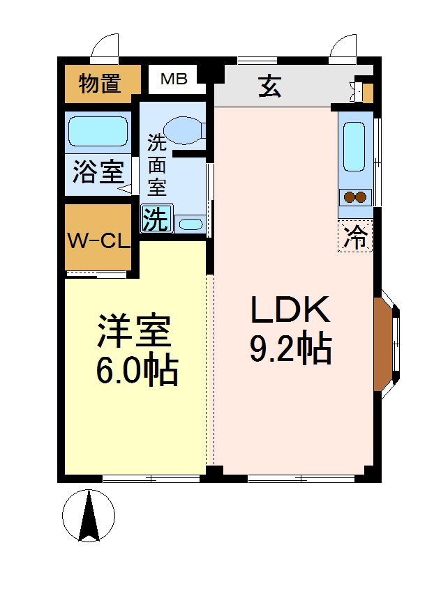 ゴールデンハイツ 間取り図