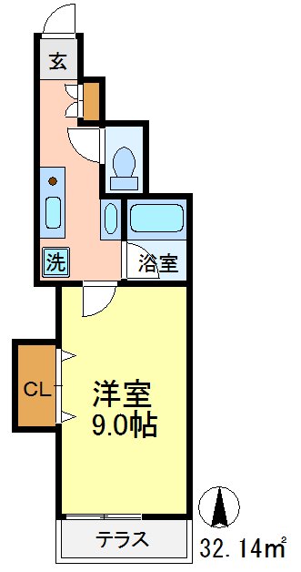 ユーケイハイムⅠ 間取り