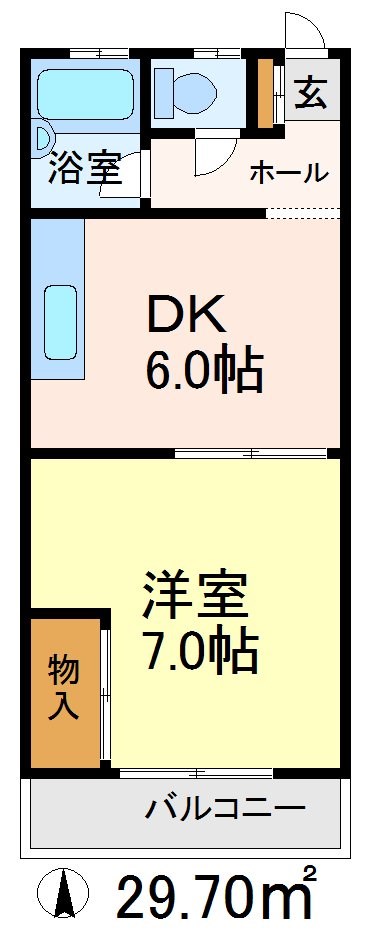 ベルハイム赤堤 間取り図