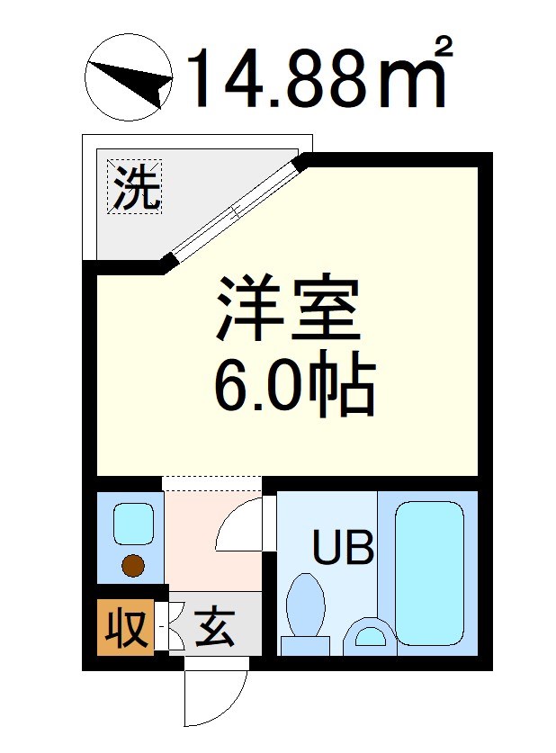 ハイシティ経堂 第2 102号室 間取り