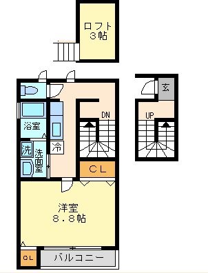ブリランテ梅ヶ丘 間取り図