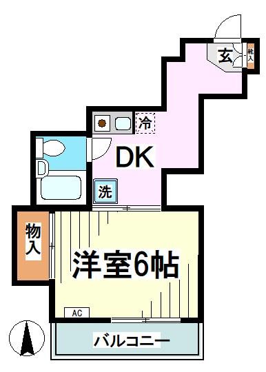 レジデンス経堂 203号室 間取り