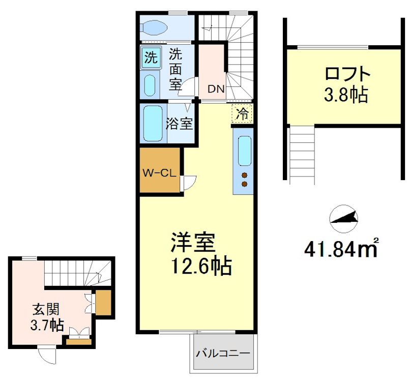 TAS経堂レジデンス 204号室 間取り