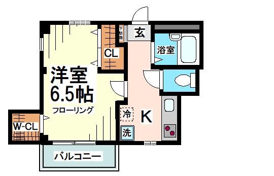 アマーレ梅ヶ丘 201号室 間取り