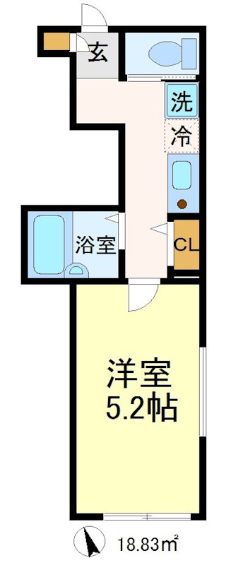 フェリーチェ経堂 間取り図