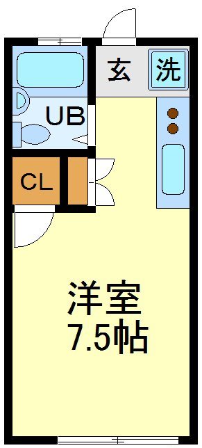 ルーミー経堂 間取り図