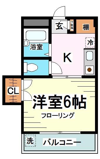 ニューヴィラ祖師谷 218号室 間取り