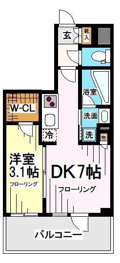 ステージファースト経堂アジールコート 402号室 間取り