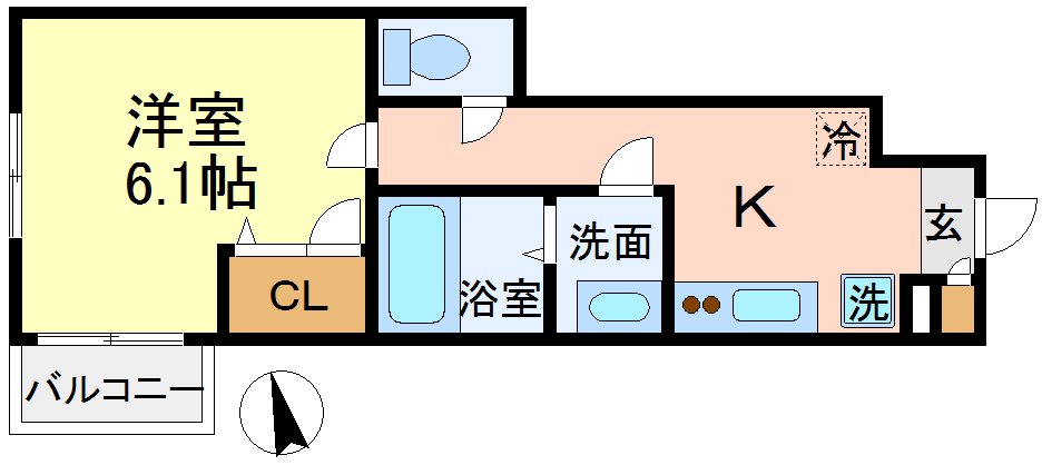 ラルジュ桜丘 間取り