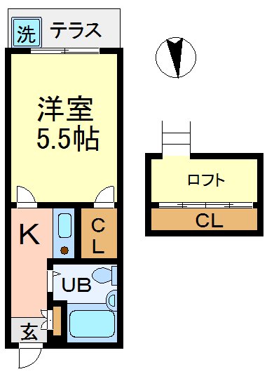 ＪＭヒルズ経堂 203号室 間取り