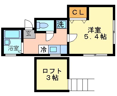 レジデンス千歳船橋 106号室 間取り