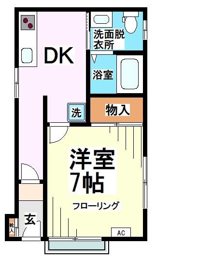 松田方 間取り図