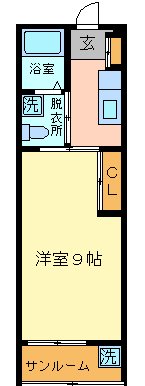 経堂ガーデンテラス 109号室 間取り