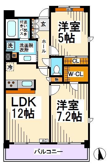 オーキッドスクエア 間取り図