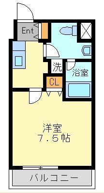 ミリオンガーデン世田谷砧 307号室 間取り