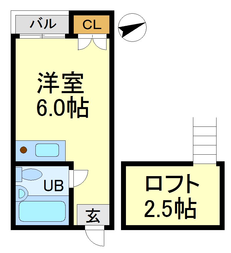 GAP桜丘 206号室 間取り