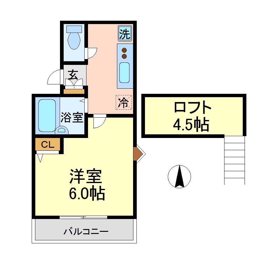 グランデール赤堤 301号室 間取り