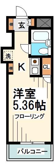 103号室 間取り