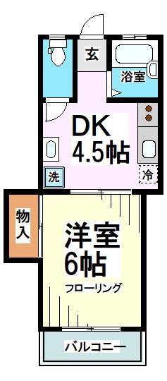 アゼリアホームズ 205号室 間取り
