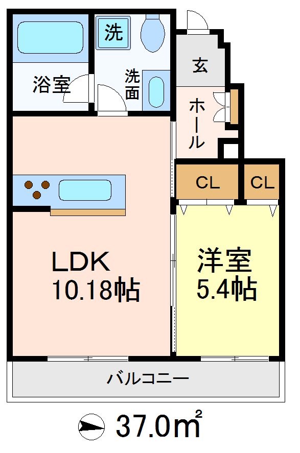 パラディ成城 間取り