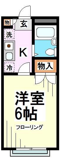 コートマツバラ 101号室 間取り