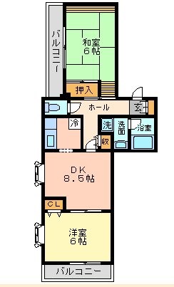 スウィール砧公園 間取り図