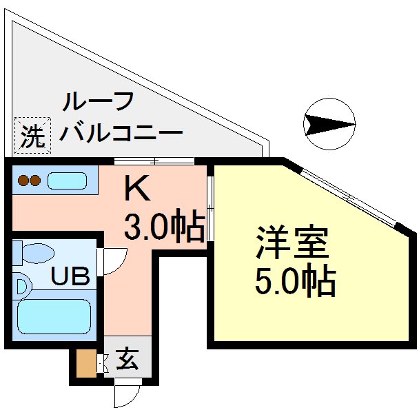 YMTビル 506号室 間取り