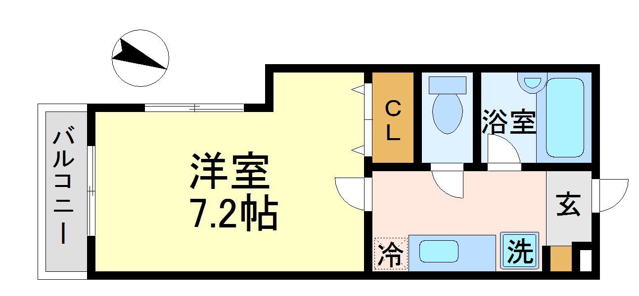 グレイス千歳船橋 102号室 間取り