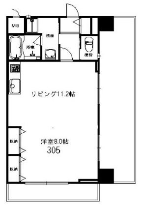 成城ウエストワン  間取り