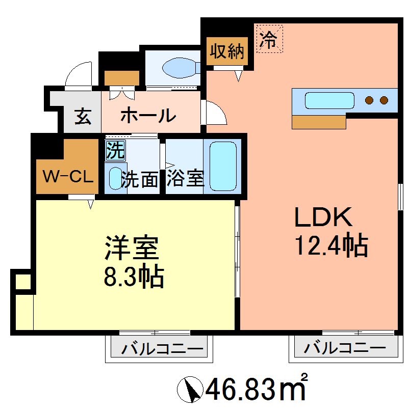 代田吹上四番館 間取り図