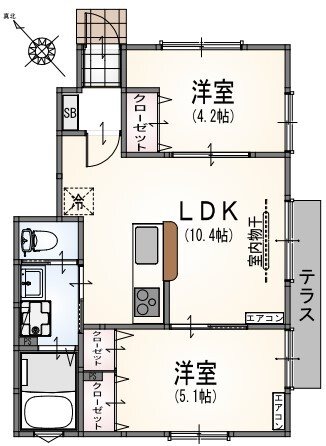 サンライズ狛江 間取り