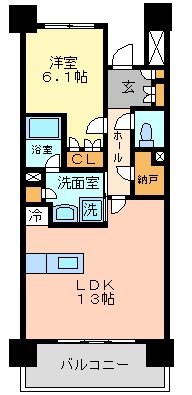 リージア経堂テラスガーデン 216号室 間取り