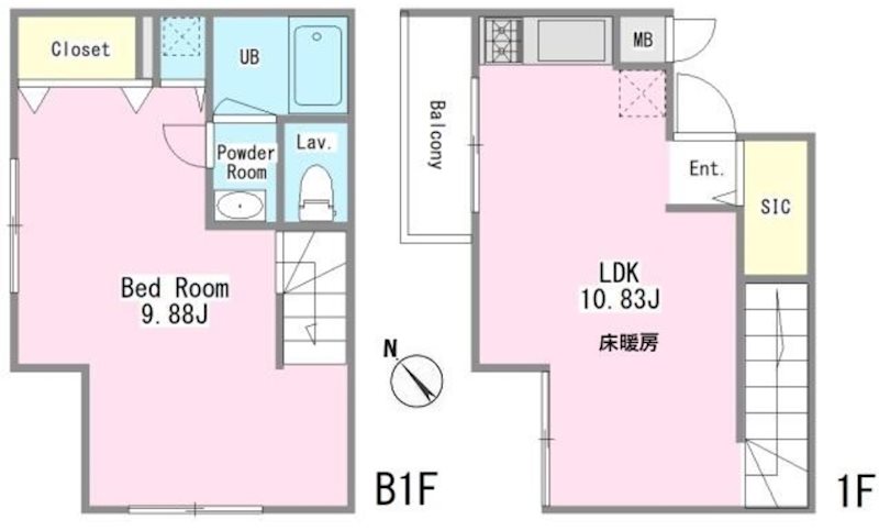 グエル・サカエ赤堤 間取り