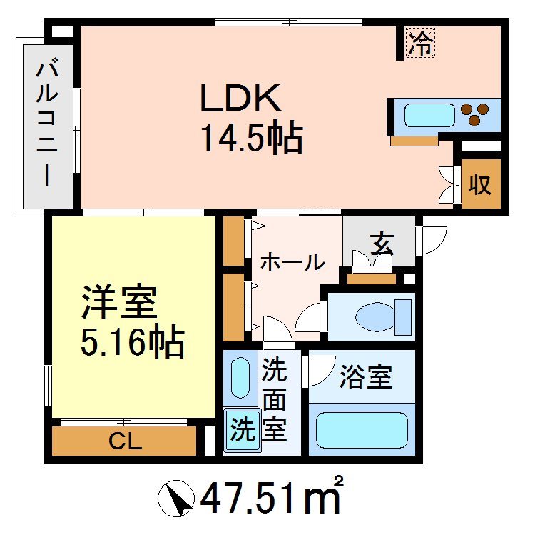 ミライエ経堂 間取り